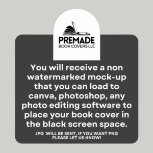 Mystery eBook Mockup, Thriller eBook Cover, Blank iPad mock, Bookstagram Advertising, Canva,