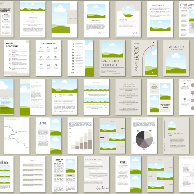 Canva eBook Template, Course WorkBook Template - Image 5